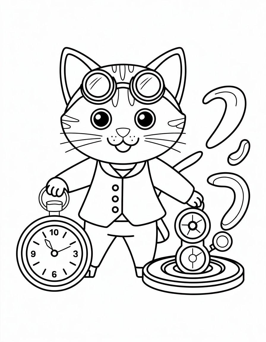 Time-Traveling Cat